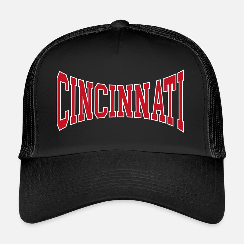 Cincinnati - Trucker Cap - Schwarz/Schwarz