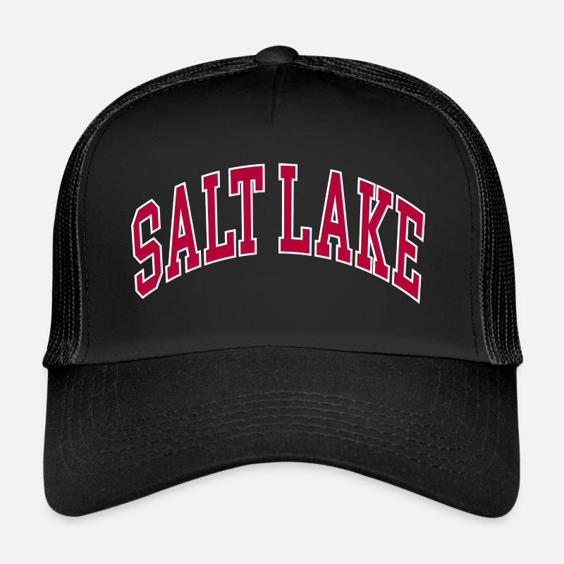 Salt Lake - Trucker Cap - Schwarz/Schwarz