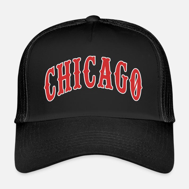Chicago - Trucker Cap - Schwarz/Schwarz