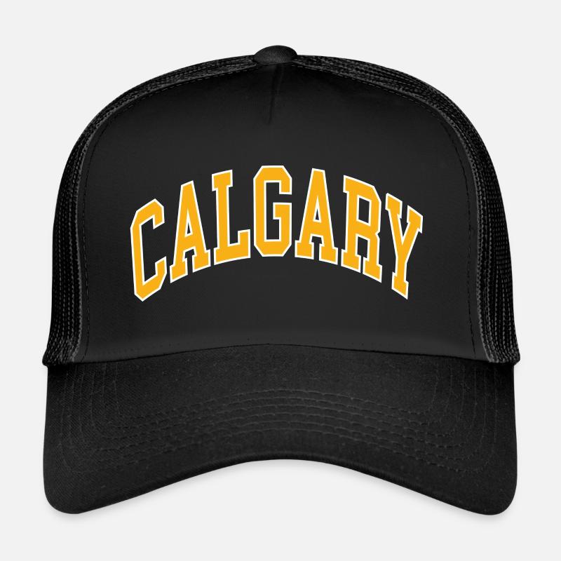 Calgary - Trucker Cap - Schwarz/Schwarz