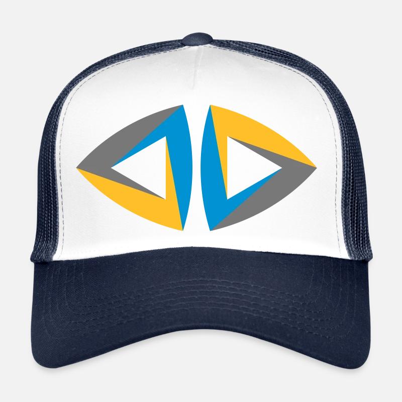 Triangle impossible figure Escher Géométrie Hipster Casquette trucker 