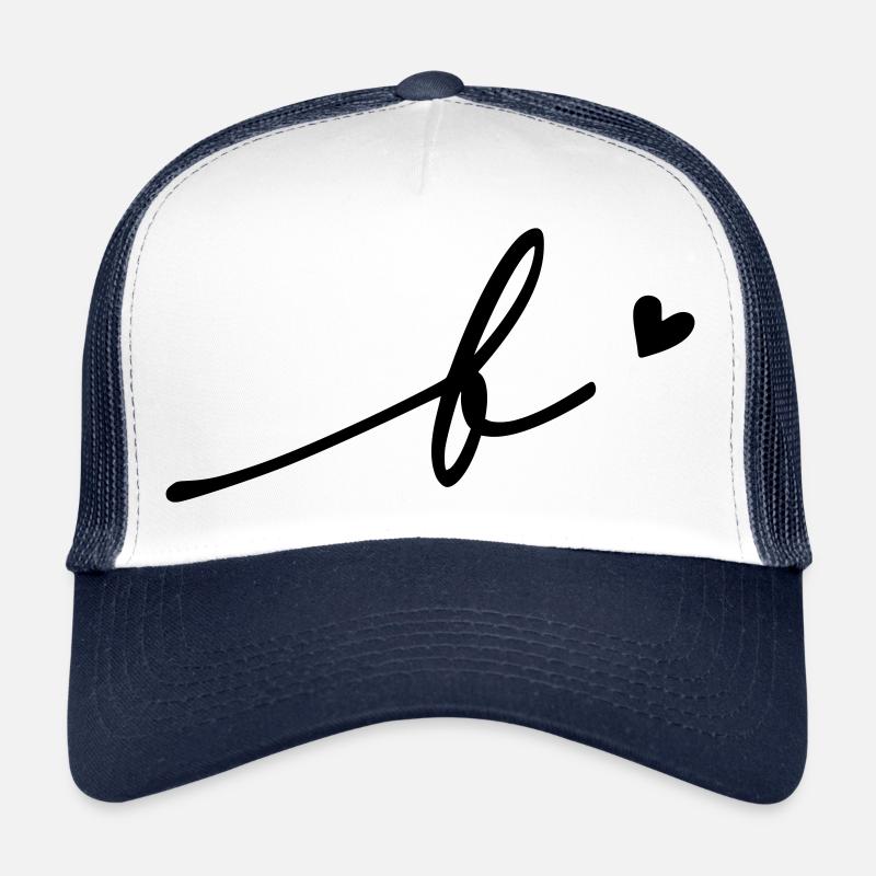 Buchstabe B Schreibschrift Trucker Cap