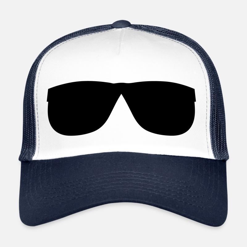 Funny sunglasses design holiday sun beach Trucker Cap