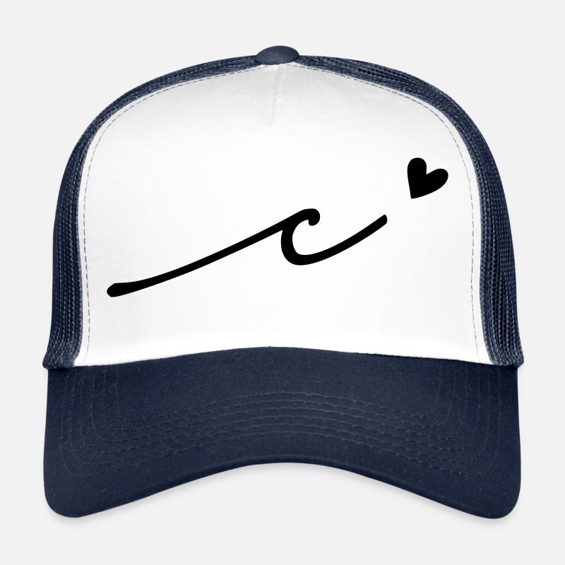 Lettre C Cursive Casquette trucker 