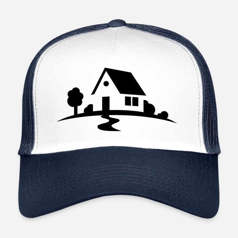 Haus - Trucker Cap - Weiß/Navy