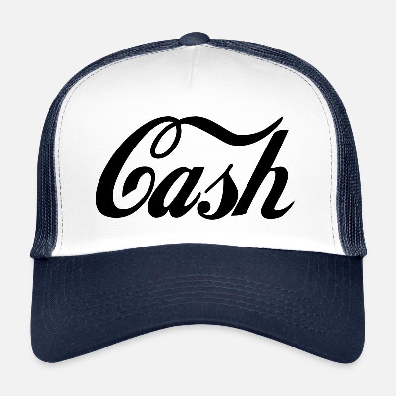 Cash - Casquette trucker  - blanc/marine