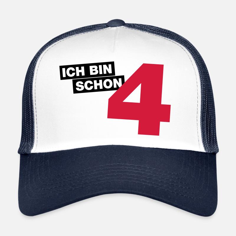 Ich bin schon 4 Trucker Cap