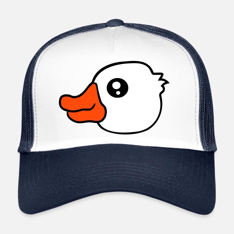 Canard Natation Lac Rivière Eau Mer Vacances Plaisir Casquette trucker 