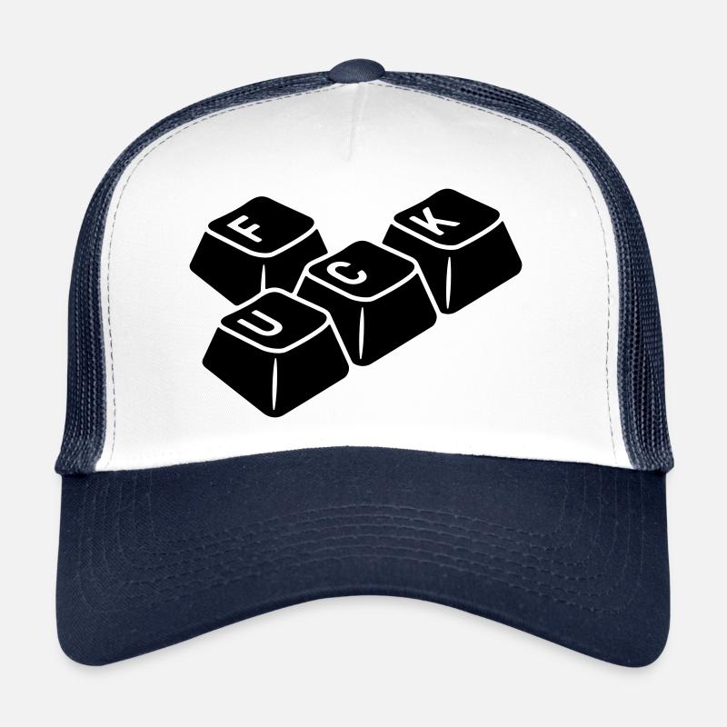 Clavier F*CK Casquette trucker 
