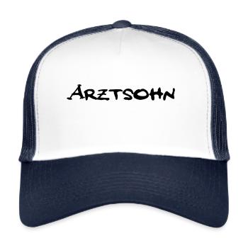 Doctor's son 5 - Trucker Cap - white/navy - Front