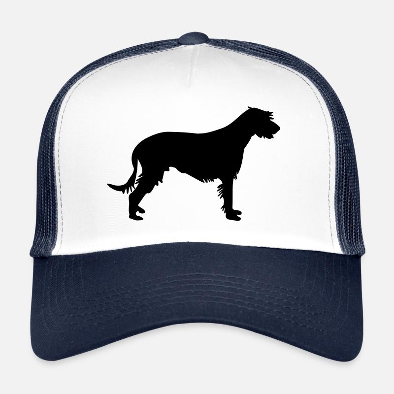Vecteur de silhouette de lévrier irlandais Casquette trucker 
