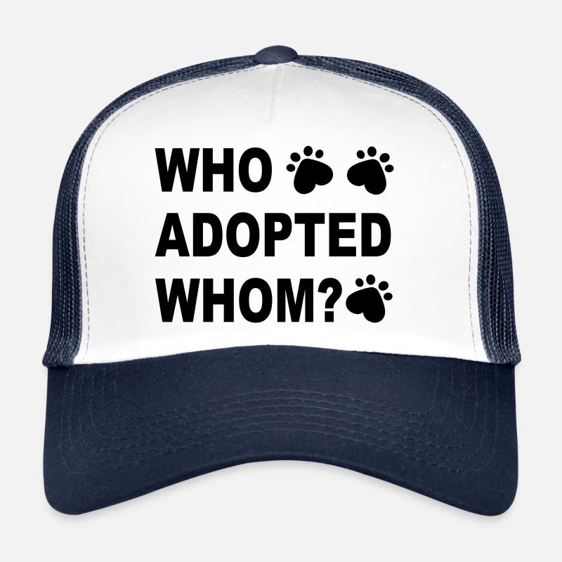 Hund - Trucker Cap - Weiß/Navy