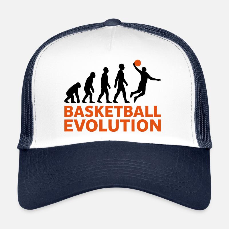Basketball Evolution Dunk Geschenk Sport Trucker Cap