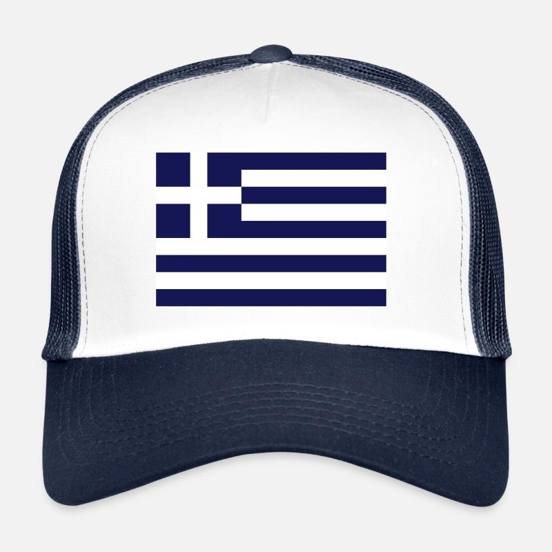 Greece flag Trucker Cap