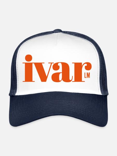 Ivar LM - Trucker Cap - Weiß/Navy - Vorne