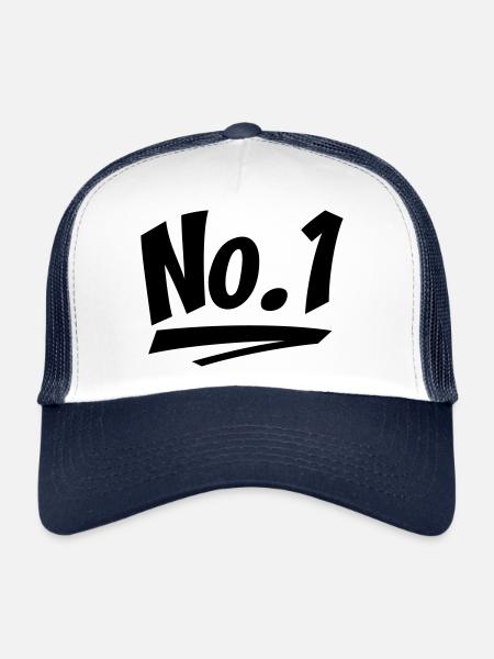 Numéro un - Casquette trucker - blanc/marine