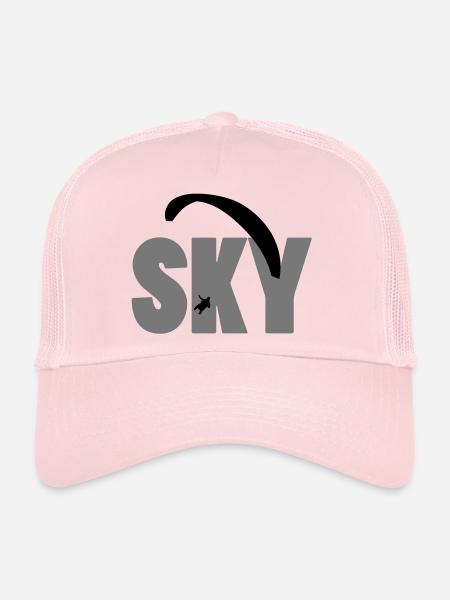sky - Trucker Cap - pale pink - Front