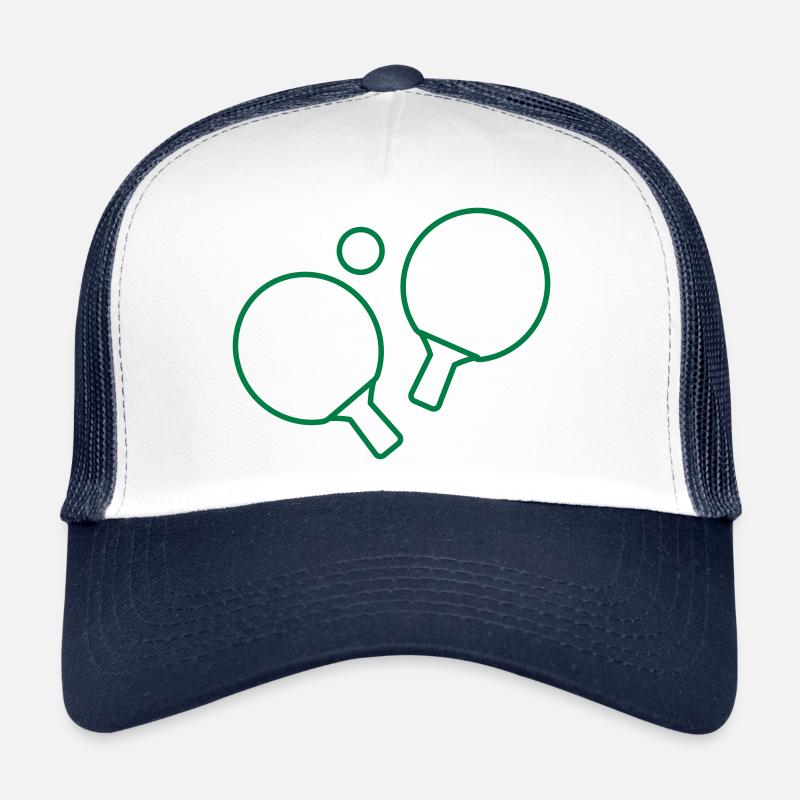 battes de tennis de table et balle de tennis de table Casquette trucker 