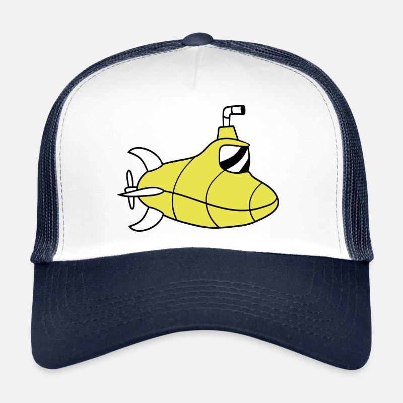 Submarine Submarine Dive Dive Submarine Captain Trucker Cap
