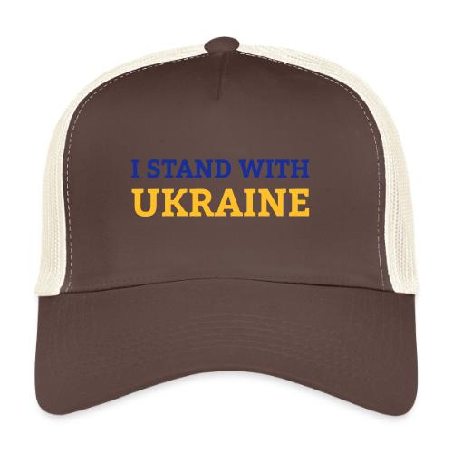 I stand with Ukraine Support & Solidarität - Trucker Cap