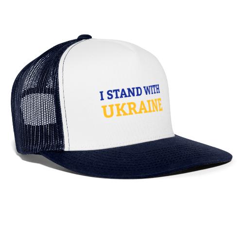 I stand with Ukraine Support & Solidarität - Trucker Cap