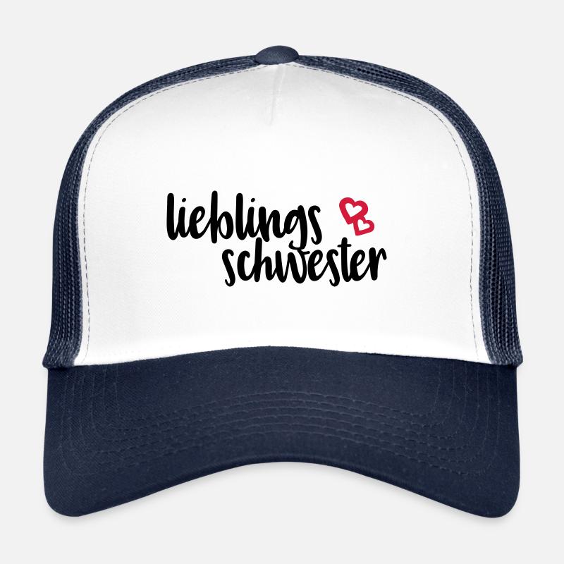 Lieblingsschwester Geschwisterliebe Geschenk Trucker Cap