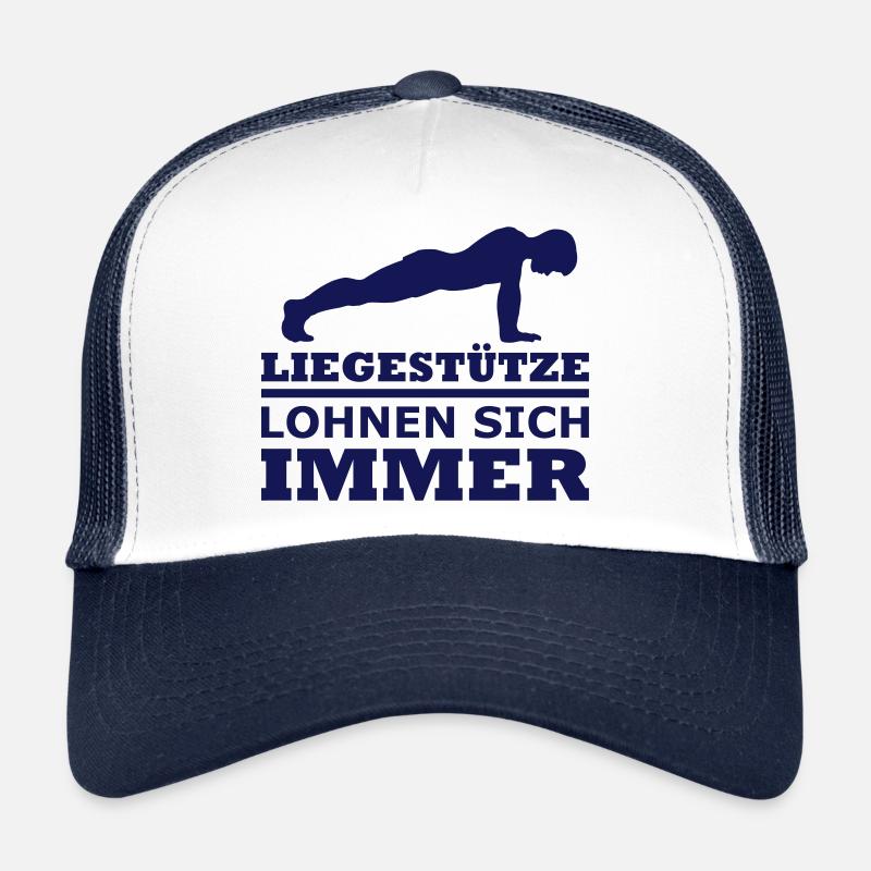 Liegestütze lohnen sich immer Trucker Cap