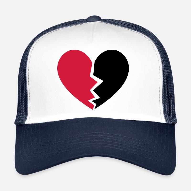 Broken Heart - Gebrochenes Herz Trucker Cap
