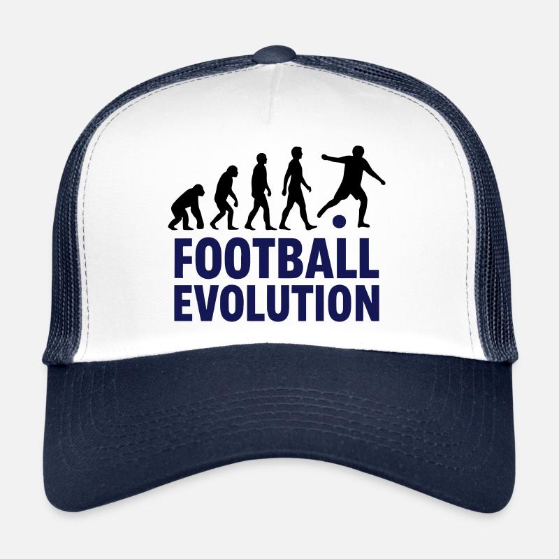 Motif sportif Football Evolution Casquette trucker 