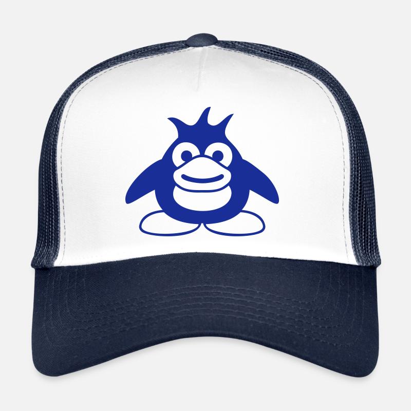 Pingouin mignon bébé enfant bambin heureux cool Casquette trucker 