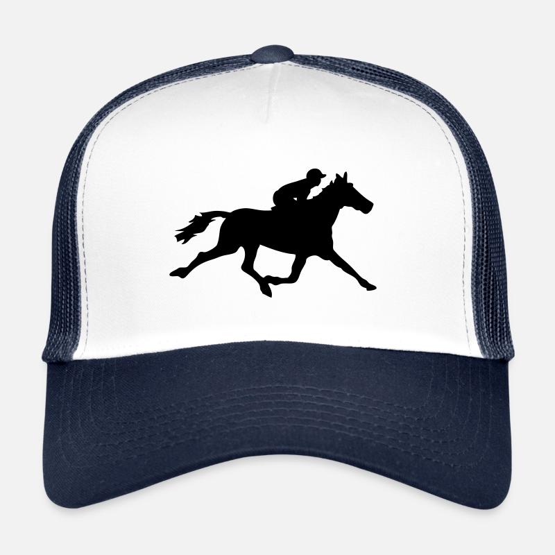 Pferderennen Pferd Trucker Cap