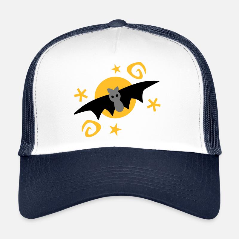 chauve-souris au clair de lune Casquette trucker 