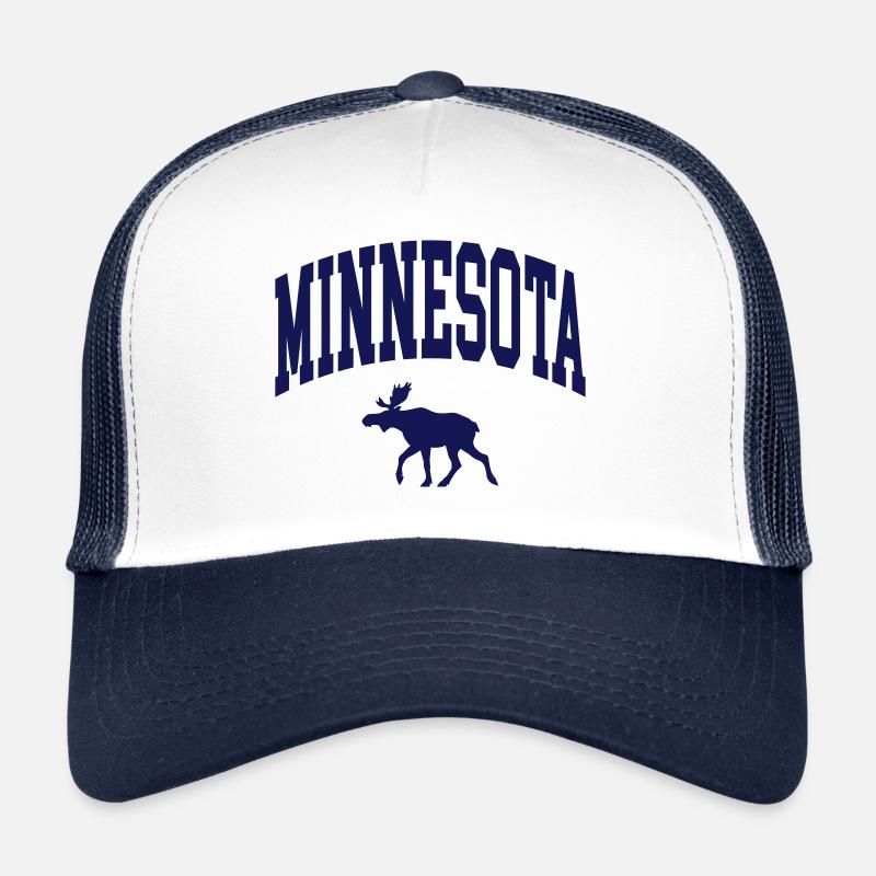 Minnesota - Trucker Cap - Weiß/Navy