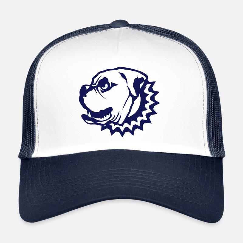 bulldog collier chien feroce 0 Casquette trucker 
