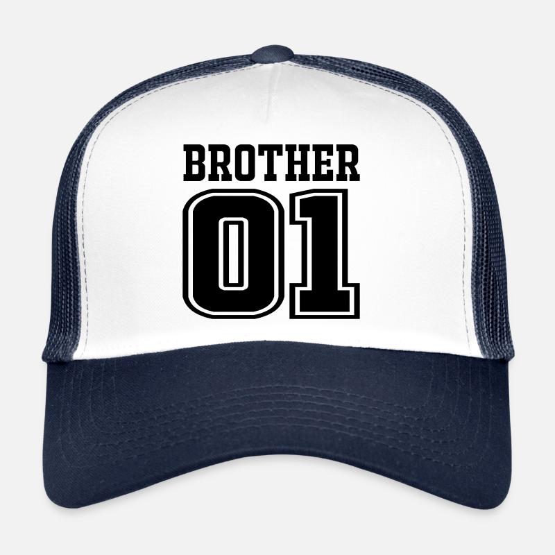 brother - Trucker Cap - Weiß/Navy