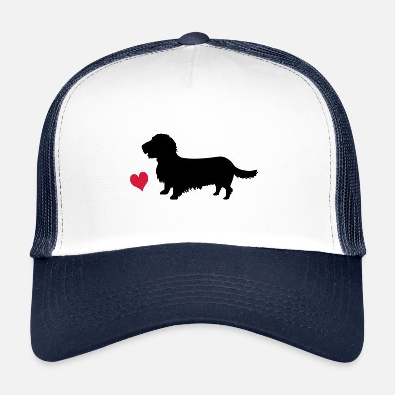 Teckel à poils rugueux Casquette trucker 