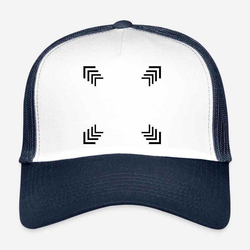 Viereck aus mehreren Ecken Trucker Cap