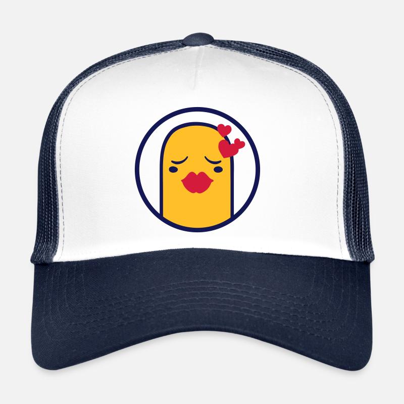 Personnage comique mignon (Kiss, Circle) Casquette trucker 