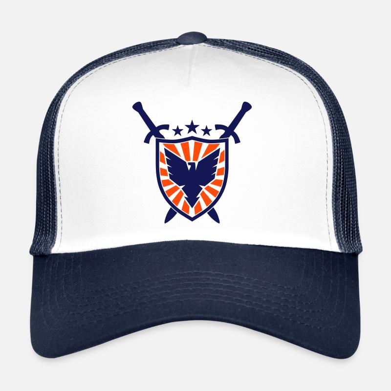 Bouclier d’armoiries (Aigle) Casquette trucker 
