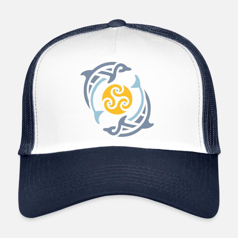 Dauphins tribaux Casquette trucker 