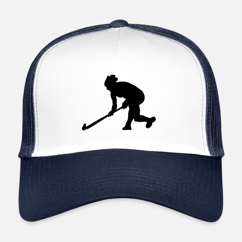 feldhockey - Trucker Cap - Weiß/Navy