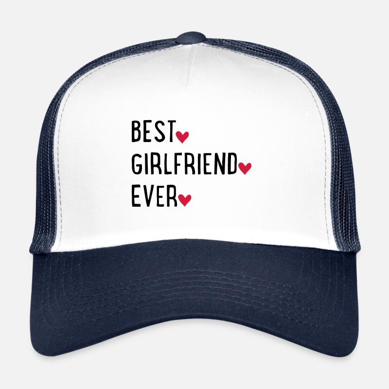 Freundin - Trucker Cap - Weiß/Navy