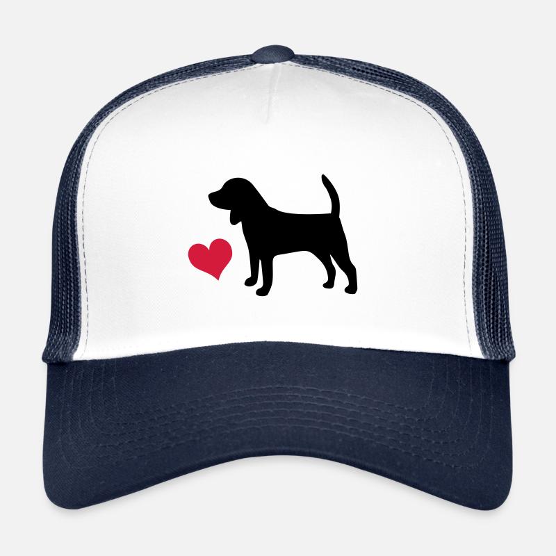 Beagle - Trucker Cap - white/navy