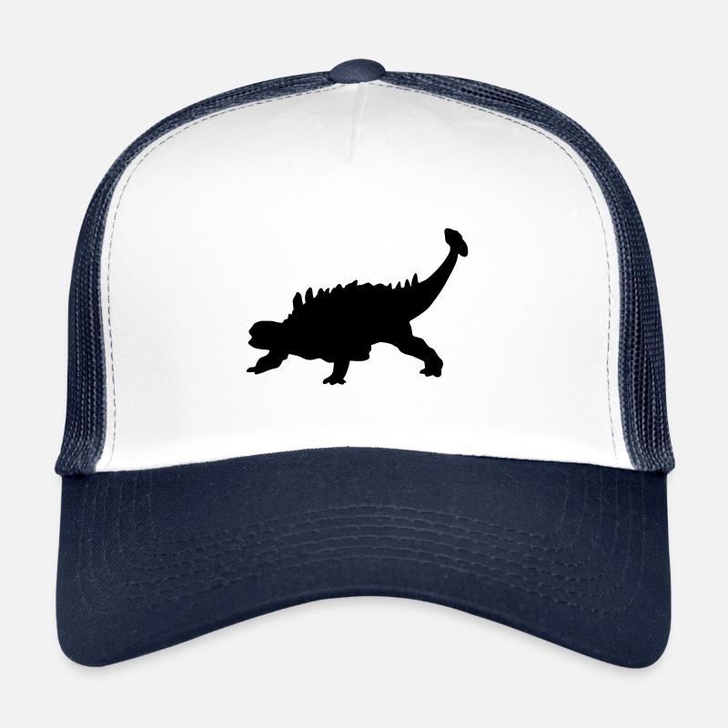 Ankylosaurus dinosaurier silhouette Trucker Cap