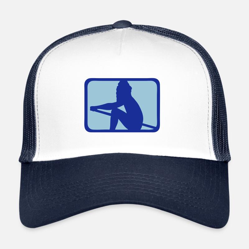 Rudern - Trucker Cap - Weiß/Navy