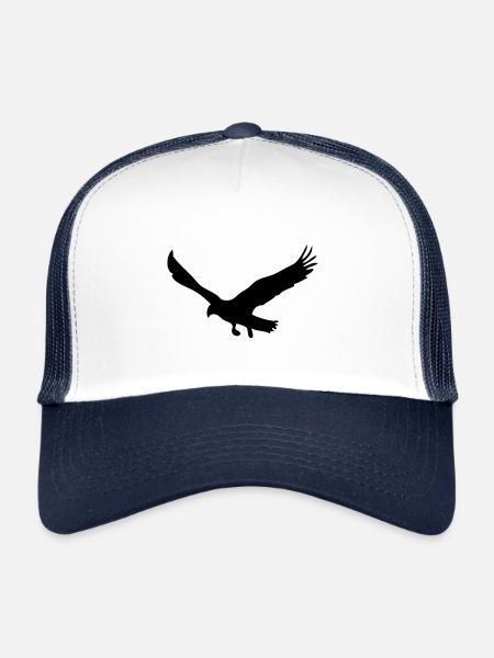 aigle - Casquette trucker  - blanc/marine - Devant