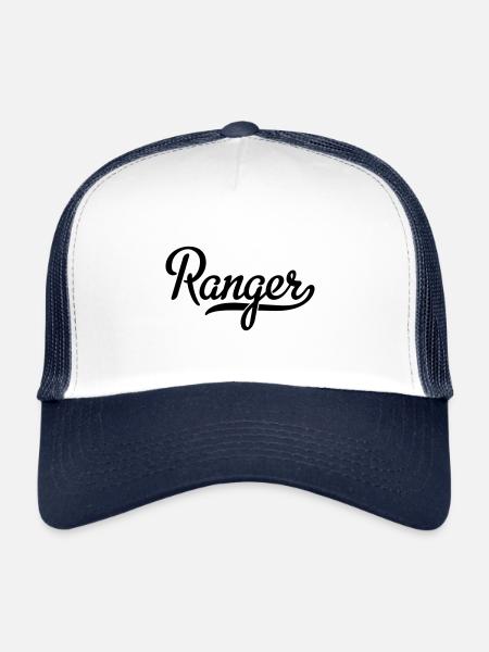 Ranger - Casquette trucker  - blanc/marine - Devant