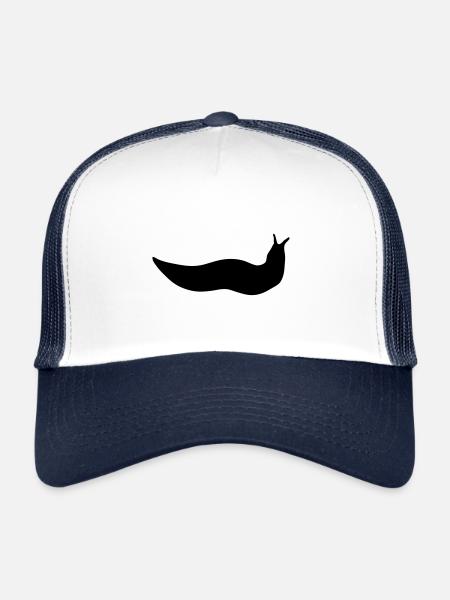 slug - Trucker Cap - white/navy - Front