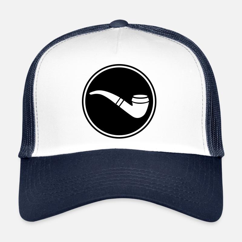 Fumer une pipe Casquette trucker 