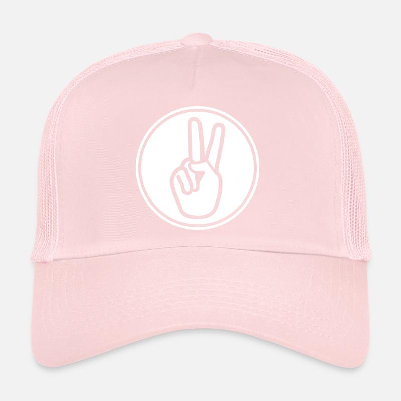 Hand Peace Trucker Cap